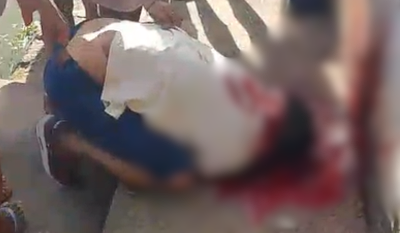 Vídeo: homem é executado com 10 tiros em rip-rap no bairro Compensa