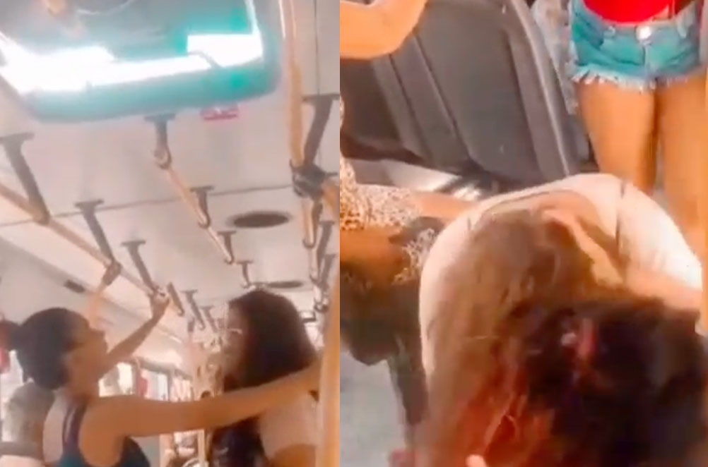 Briga dentro do ônibus