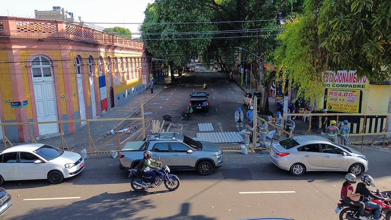 Prefeitura inicia obras da primeira ‘Rua Gastronômica’ de Manaus