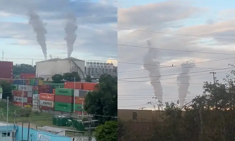 Vídeo: fábrica no Distrito Industrial de Manaus registra vazamento de gás