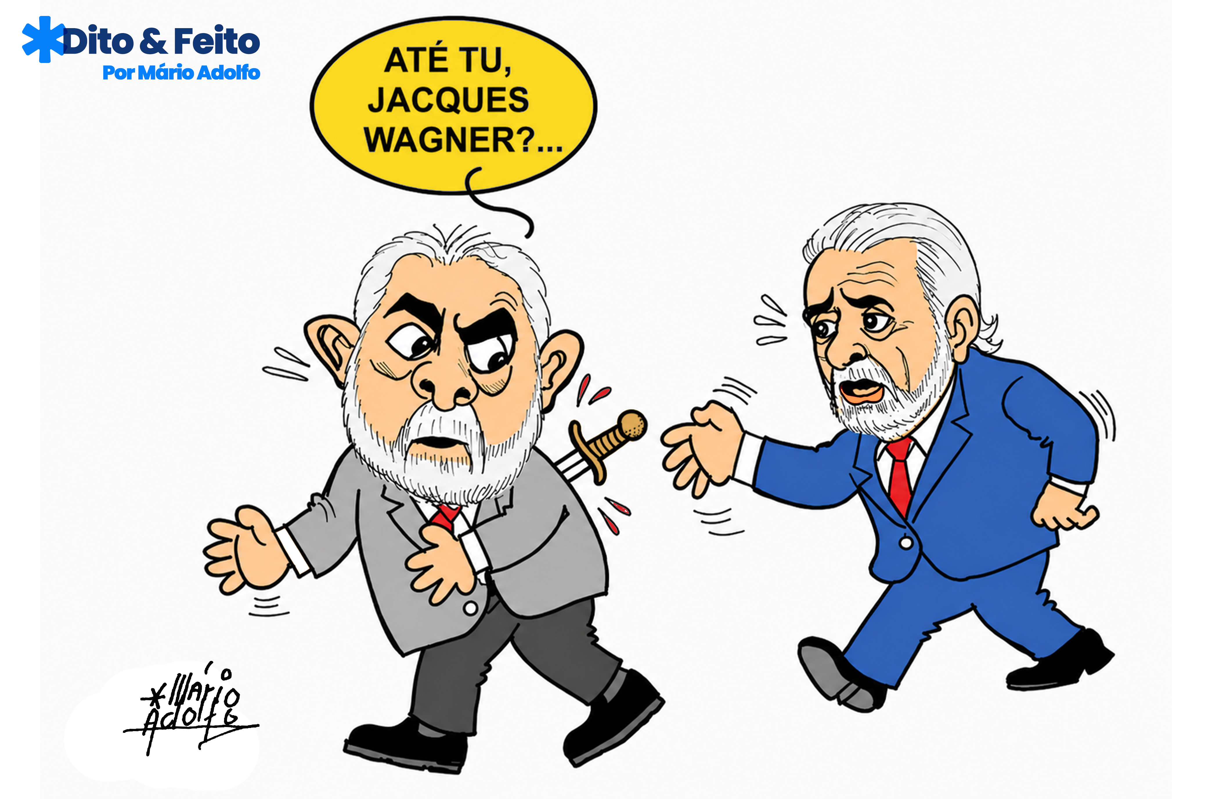 Dito & Feito: DORMINDO COM O INIMIGO - Jaques Wagner traiu Lula e deve ser afastado da liderança do governo