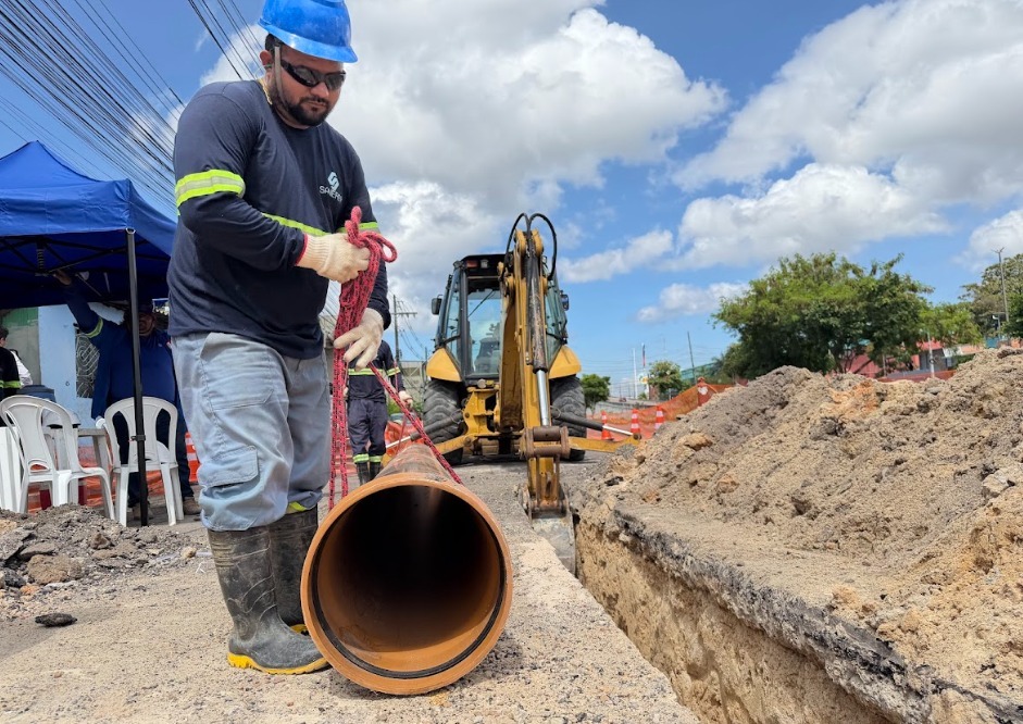 Última semana de maio tem  obras de esgoto em 16 bairros de Manaus