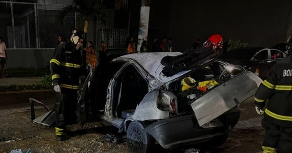 Vídeo: Grave acidente deixa um morto e dois feridos na zona Norte de Manaus