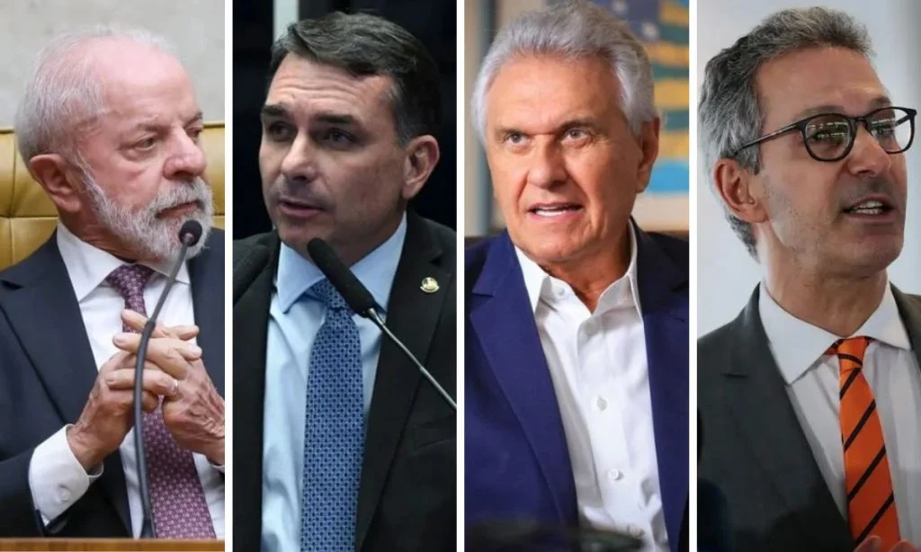 Lula empata com Flávio, Caiado e Zema no 2º turno, diz pesquisa RealTime