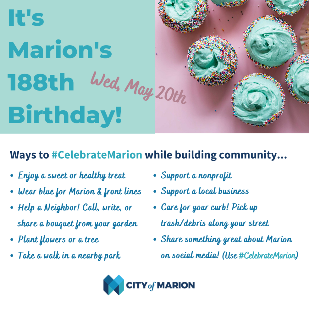 City of Marion, IN | Happy Birthday, Marion! Ways to Celebrate&mldr;