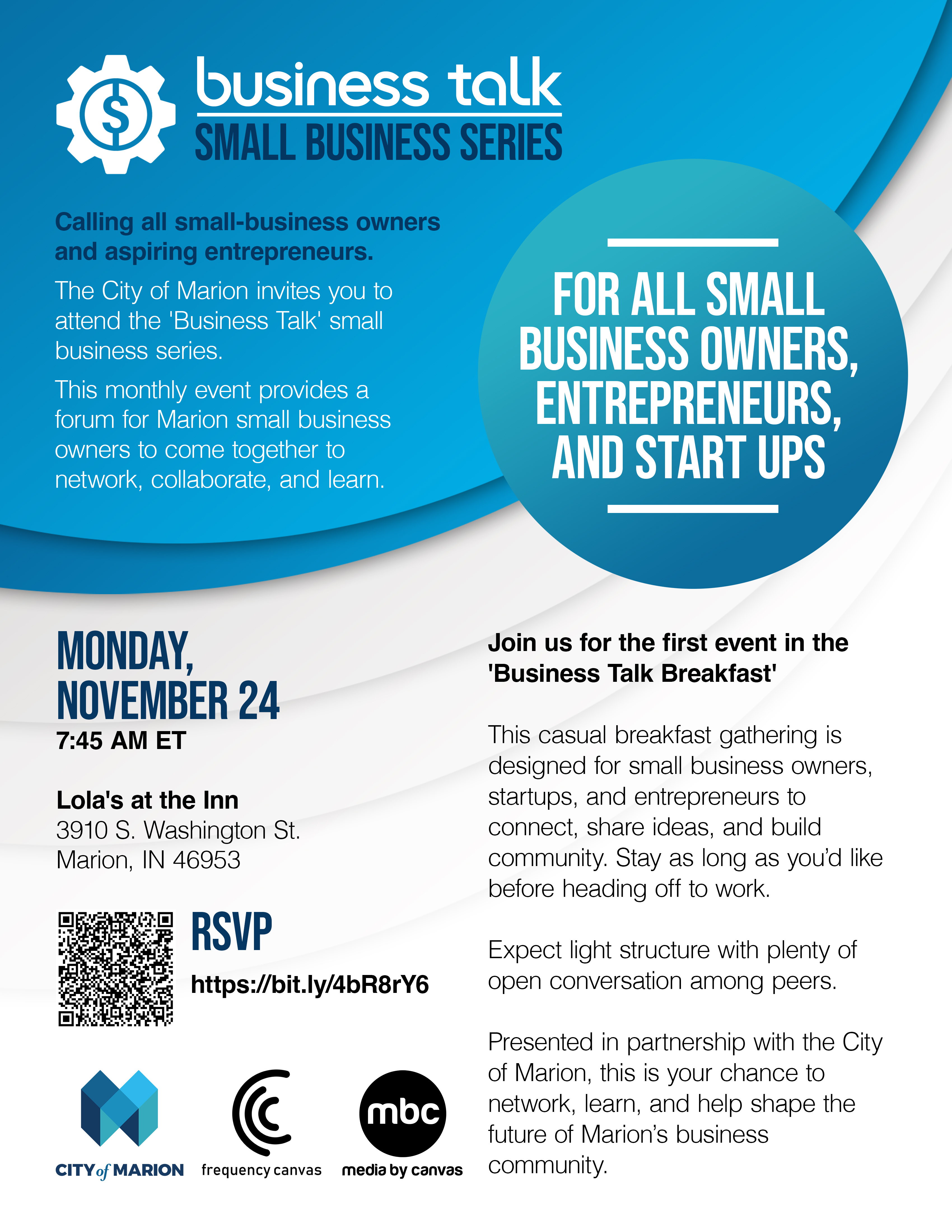 Biz talk breakfast 11.24.25