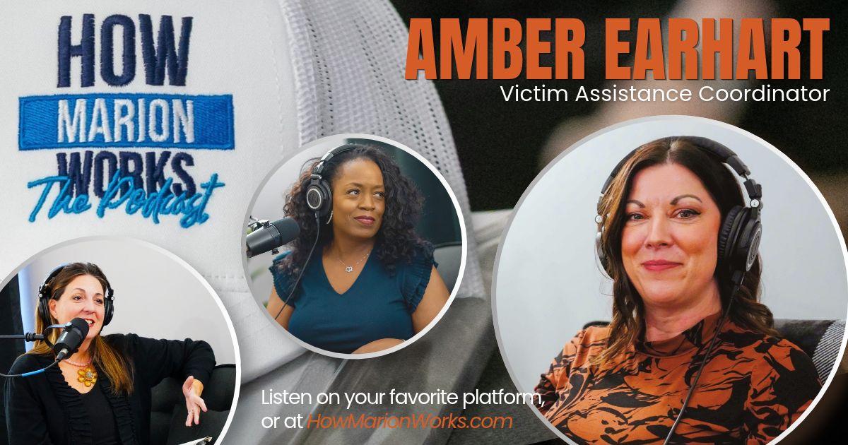 Amber postcard