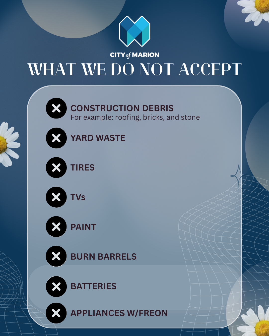 What we do not take