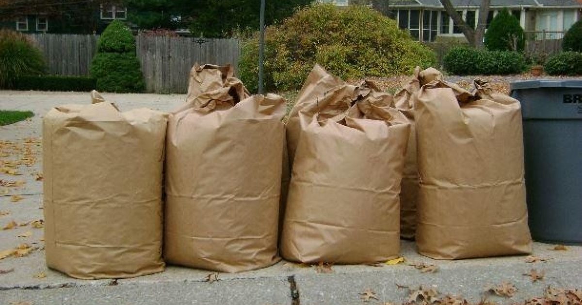 City of Marion, IN Bagged Leaf Pickup to Begin Next Week, 10/21/19