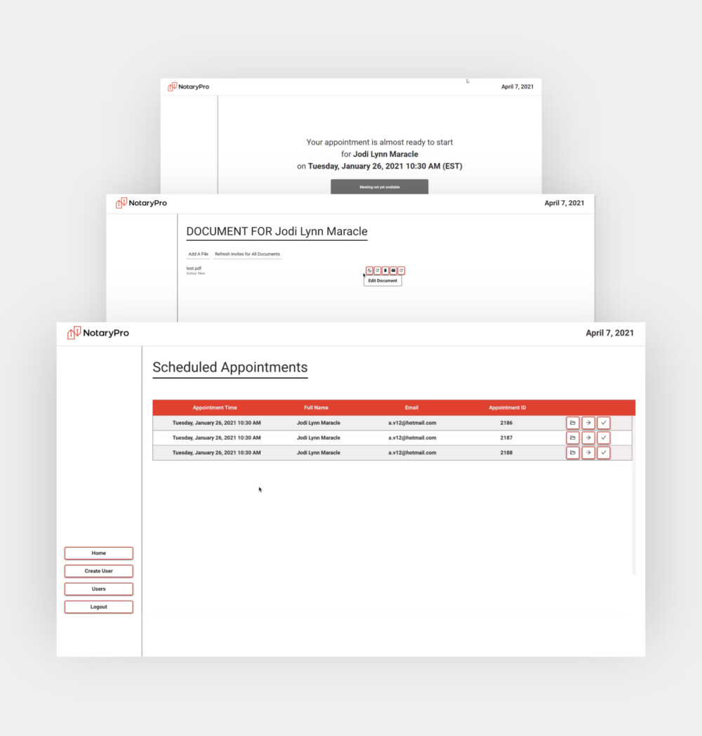 Notary Pro app U Idesign screenshot1 before 2