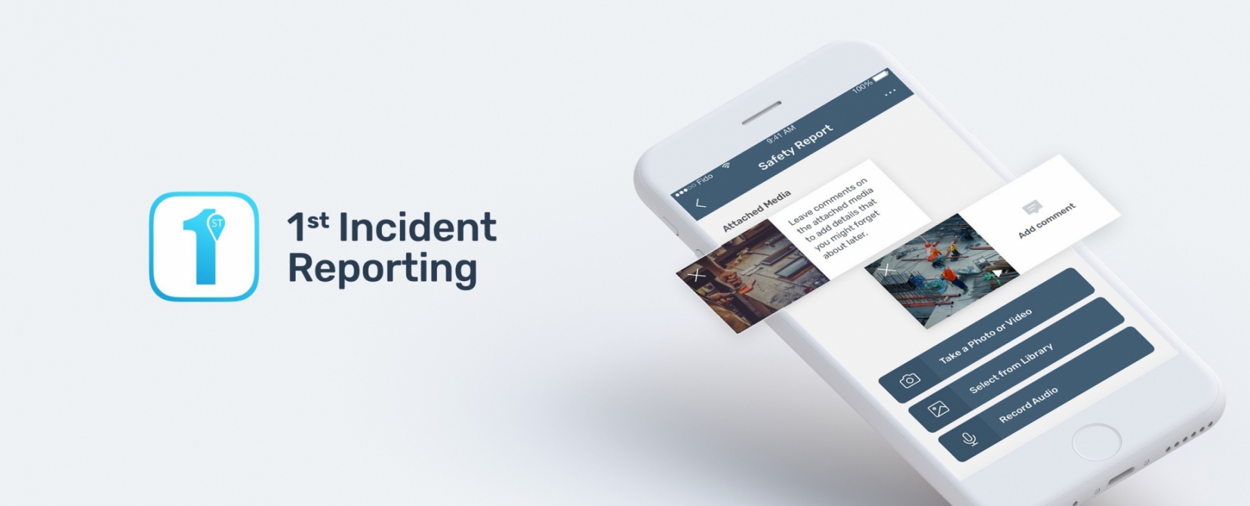 1St Incident Reporting App Redesign Hero Mockup