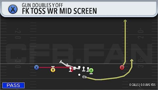 FK TOSS WR MID SCREEN