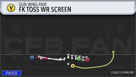 FK TOSS WR SCREEN
