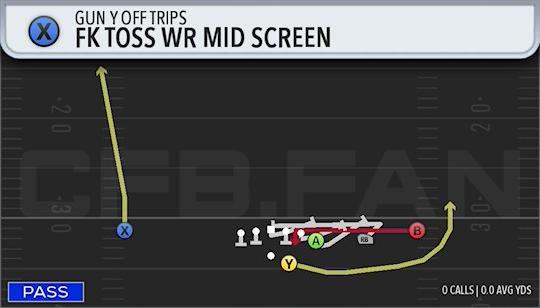 FK TOSS WR MID SCREEN