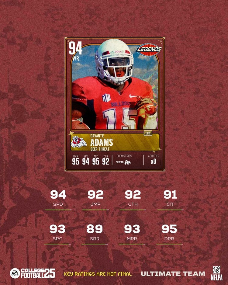 94dadams-cfb25-legends-player-ewljkvaoioeivneronvdjnjdnvjndarejnvreastnmmmmervewrqqqwxxw44