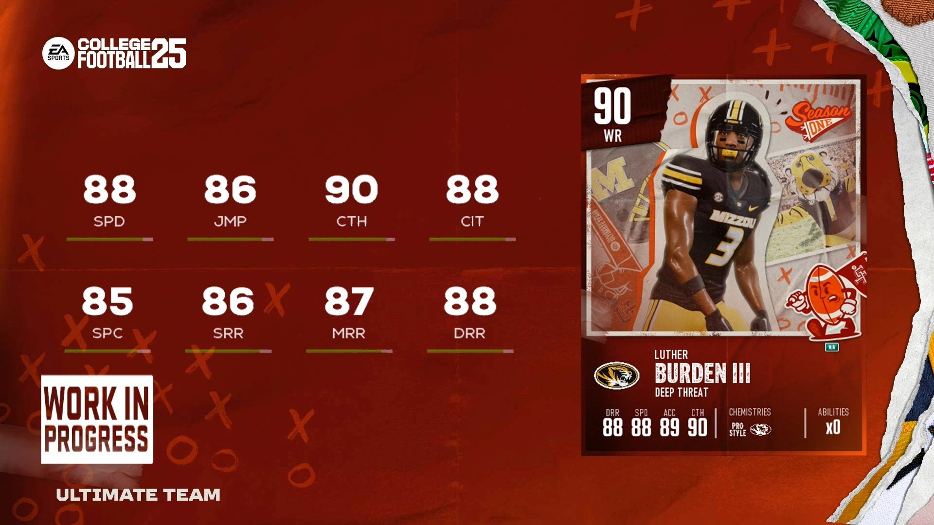 Season 1 Field Pass Luther Burden III, Quinshon Judkins, Harold