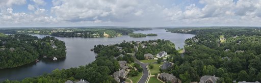 The Lakes - panoramic overhead