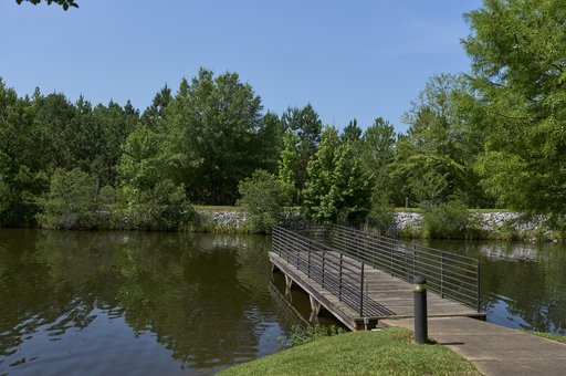 The Lakes neighborhood pier