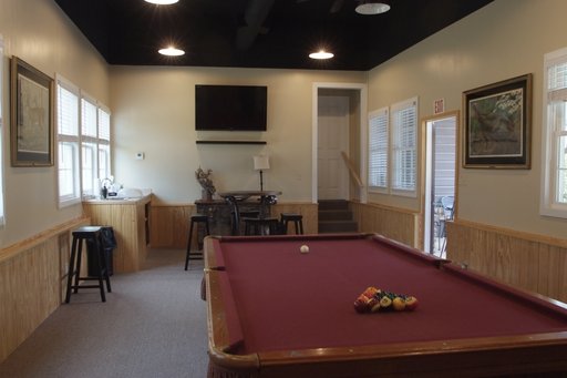 Pool table at Lodge