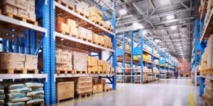 interior of a warehouse
