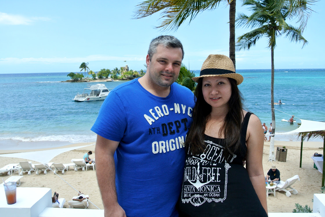 Jamaica 2014 Husband & I jamaica, ocho rios, travel, beach, all-inclusive, adult-only, destination, caribbean, summer, spring, honeymoon, anniversary, sights, tropical, deal, costco, couples resort, tower isle, nude, free, included, flight, transportation, beautiful, perfect, pool, bar, friendly, view, kayak, activities, swim, glass bottom boat, tour, love, hotel, resort, wedding, celebrate, ocean, sand, tan, fun, memories, water sport, spa, garden, gift shop, lobby, party, 2014, 2015