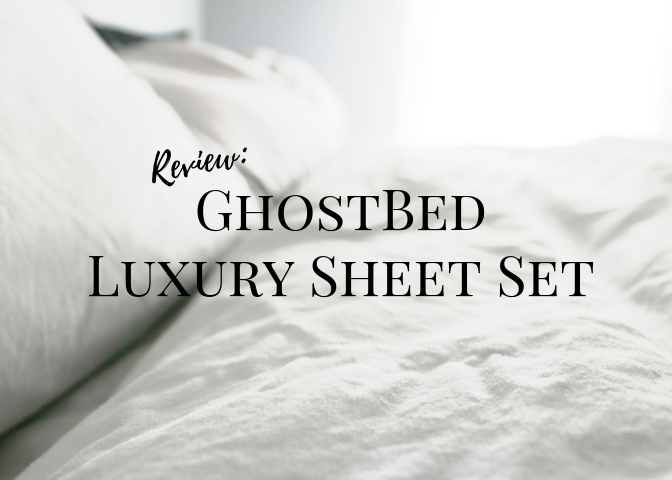 GhostBed, Luxury, Sheets, review, product, sponsored, bedding, bed, king size sheets, sheet set, twin, twin xl, full, queen, king, mattress, soft, durable, comfortable, quality, nature's sleep, natural, supima cotton, tencel fiber, light weight, ghostgrip, free shipping, 3 year warranty, white, gray, grey, silver, ghostbed luxe, washing, soft, lifestyle, momblogger, 2019, spring, winter, bedroom, bed sheets, pillowcases, fitted sheet, flat sheet