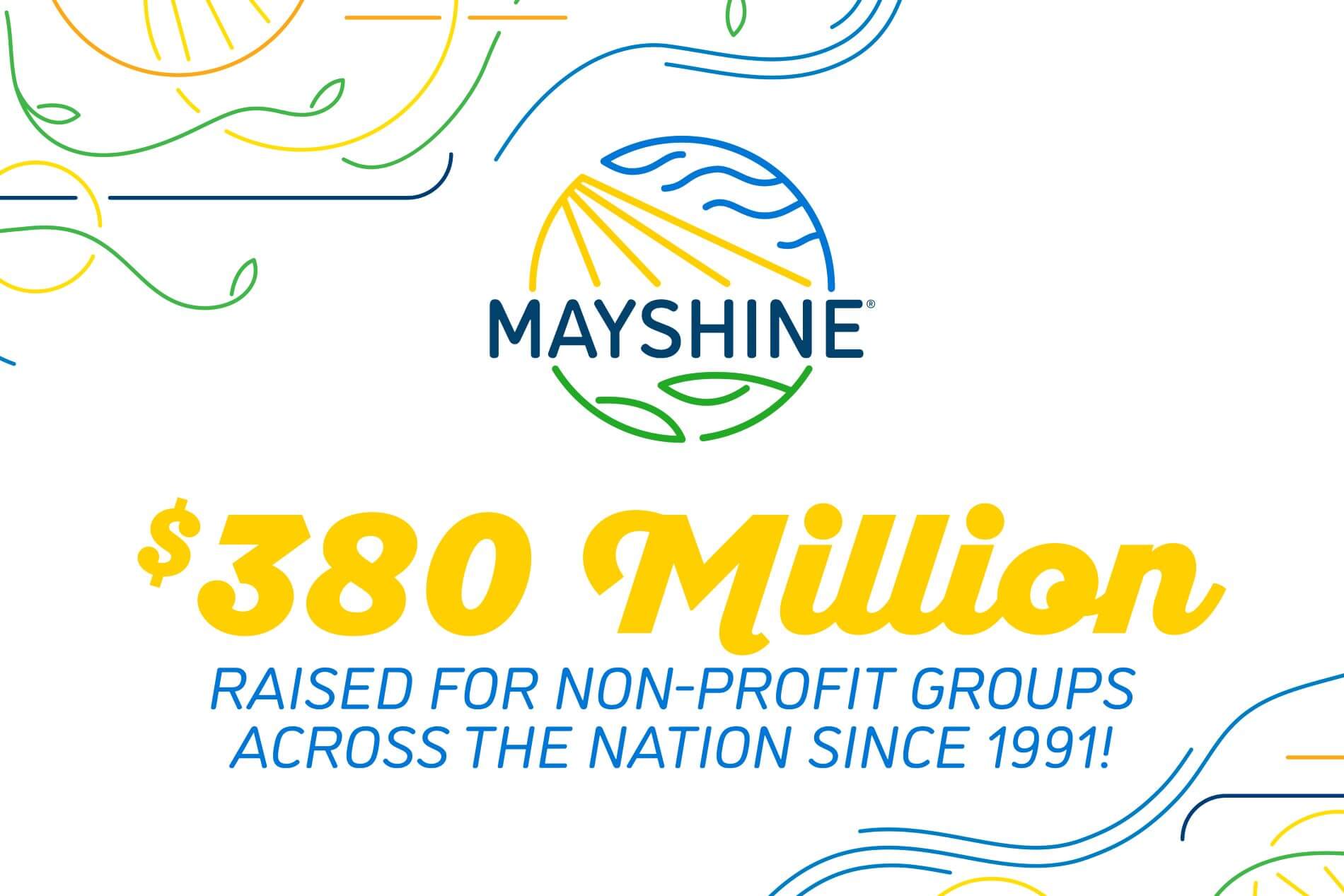 $380 million raised for non-profit groups across the nation since 1991!