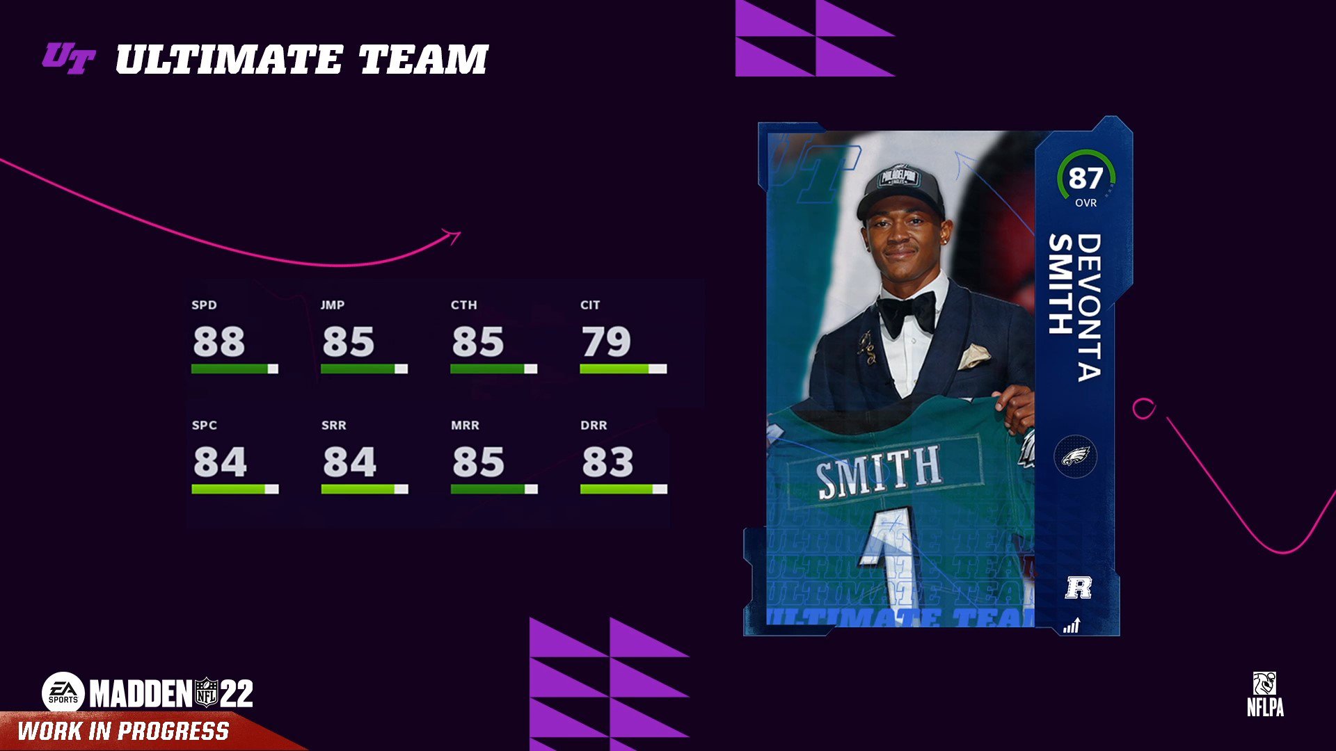 MUT 22 Core Rookie Champion: DeVonta Smith - MUT.GG