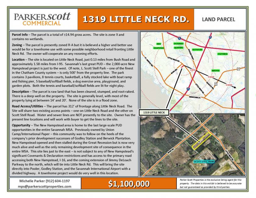 1319 Little Neck Road Savannah, GA 31419 ID 287115 MyEListing