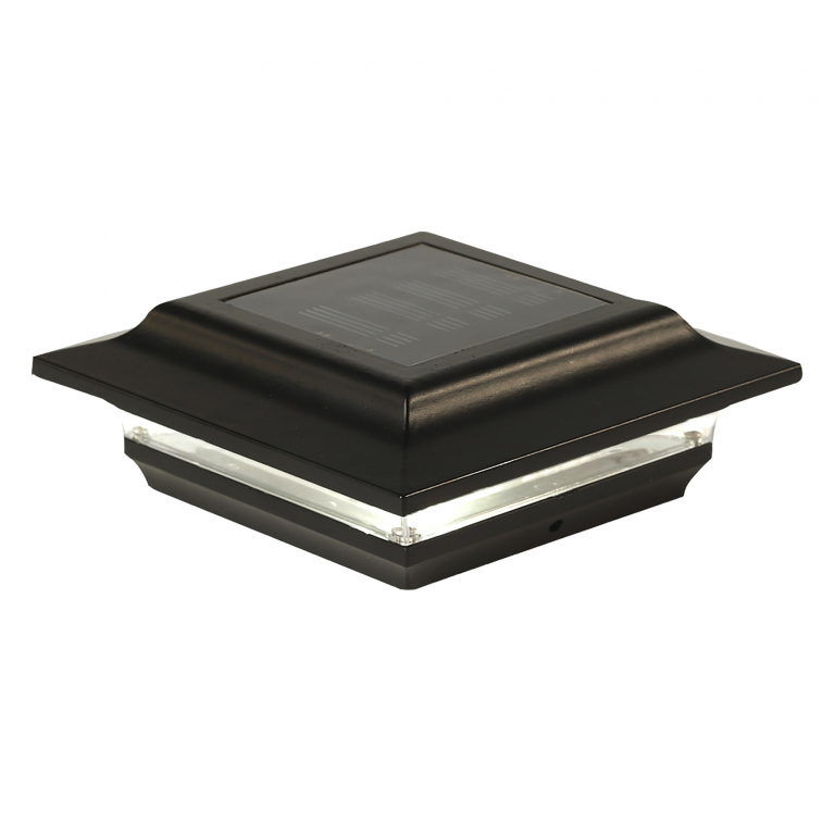 Classy Caps Imperial Solar Post Cap Aluminium (Black)