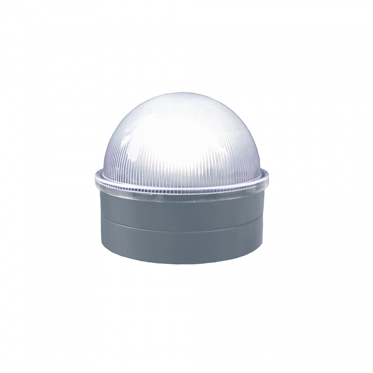 Classy Caps Chainlink Summit Solar Post Cap (silver)
