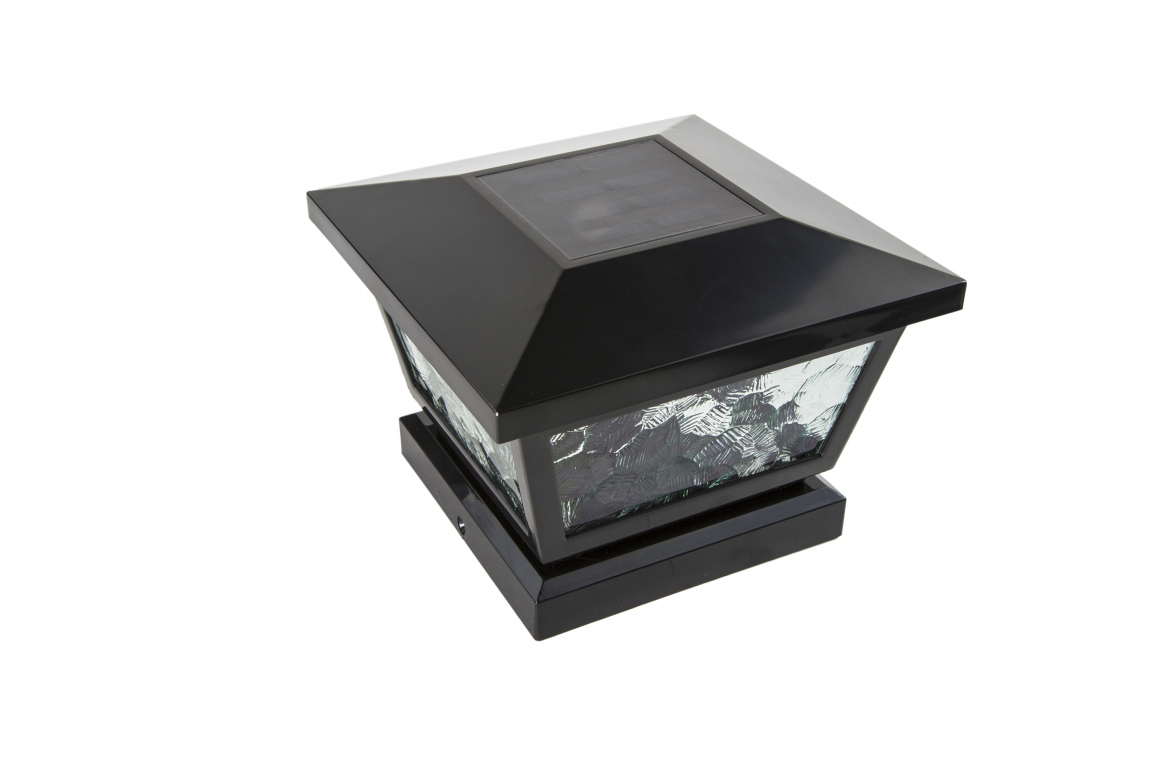 Classy Caps Fairmont Solar Post Cap (Black)