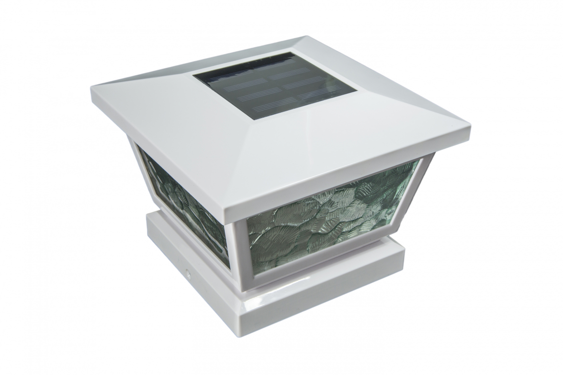 Classy Caps Fairmont Solar Post Cap (White)