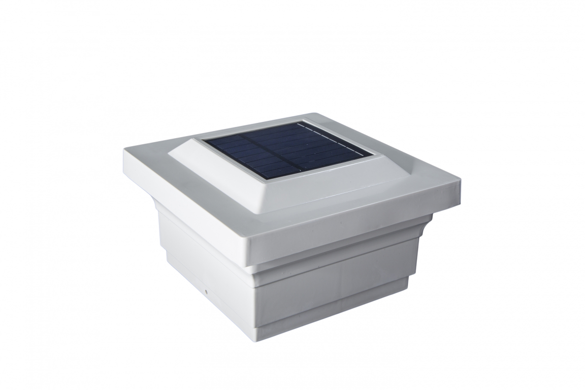 Classy Caps PVC Majestic Solar Post Cap 5x5 (White)