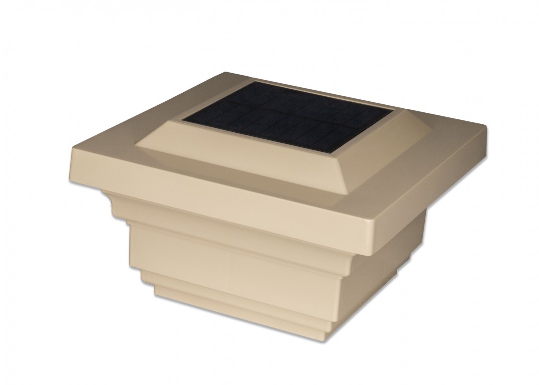 Classy Caps PVC Regal Solar Post Cap 4x4 (Tan)