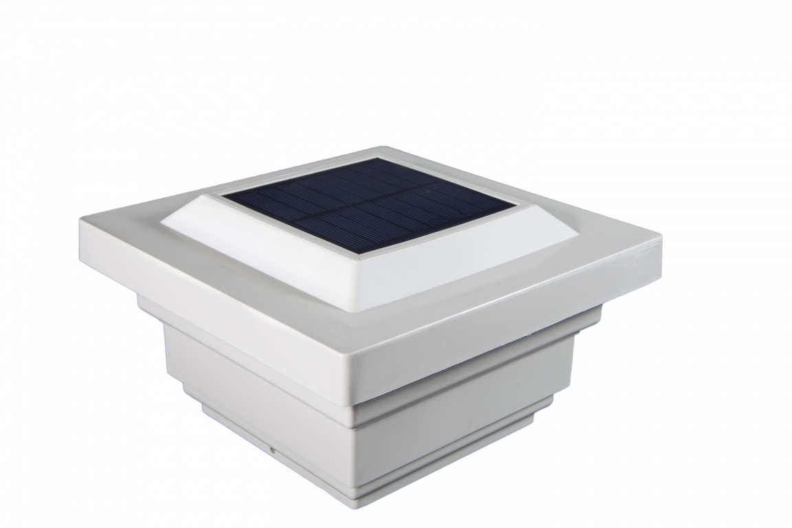 Classy Caps PVC Regal Solar Post Cap 4x4 (White)