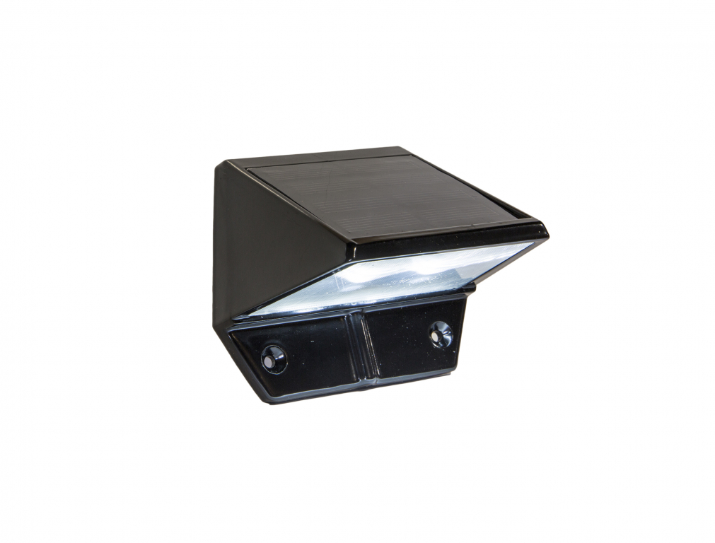 Classy Caps Deck & Wall Light (Black Aluminum)