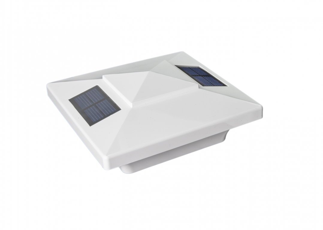 Classy Caps PVC Windsor Solar Post Cap 4x4 (WHITE)