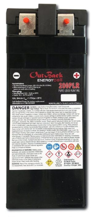 OutBack Power EnergyCell 200Ah 12V Pure Lead Battery