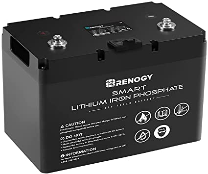 Renogy 12V 100Ah Lithium Iron Battery w/ Self-Heating Function