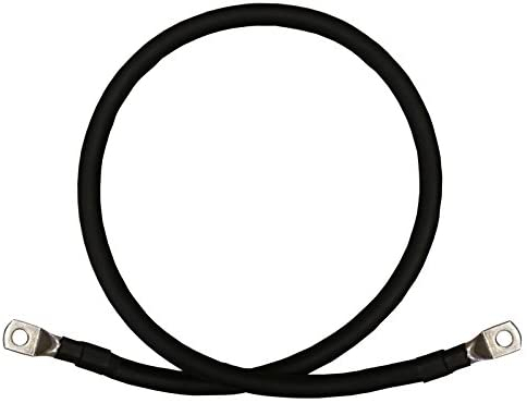 Renogy Battery 8ft 1AWG Inverter Cables for 3/8 in Lugs