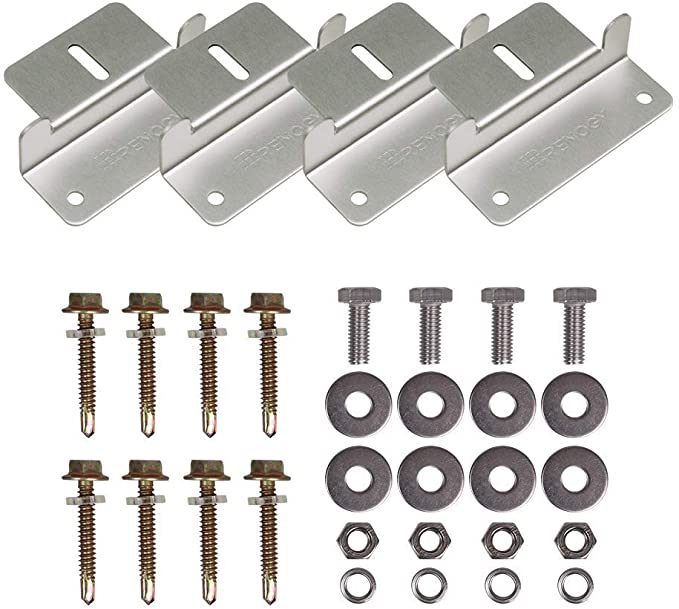Renogy Solar Panel Mounting Z Bracket Set of 4 (3 Sets)