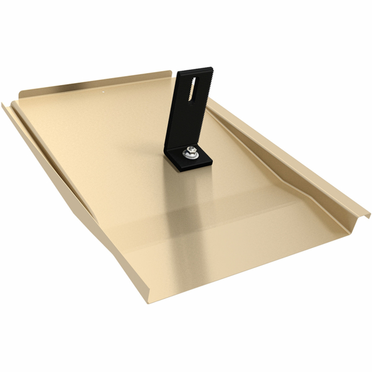 IronRidge Tile Replacement Flashing Flat Tan