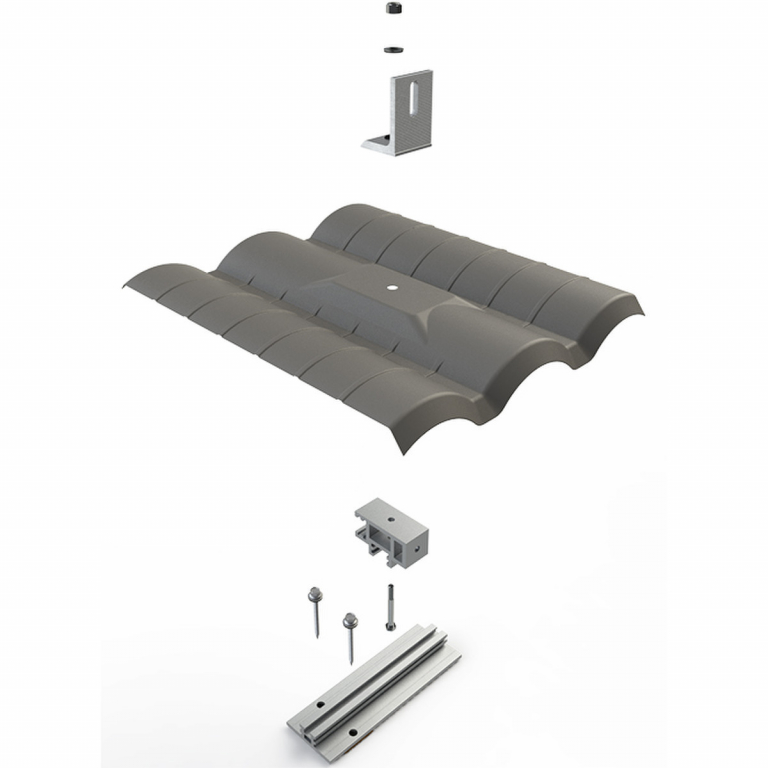 UNIRAC Flashkit TR W-TILE Charcoal (Priced as 1pc)