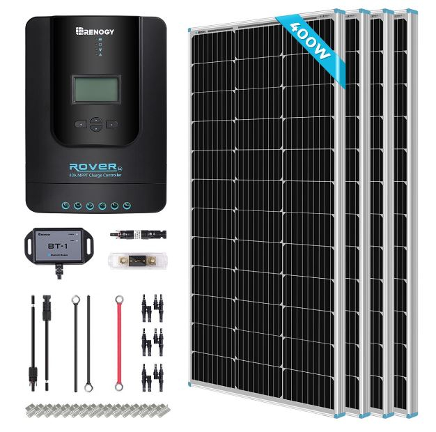 Renogy 400W 12V Solar Premium Kit w/ 40MPPT Charge Controller