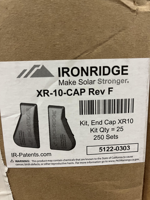 IronRidge End Caps for XR10 Rails
