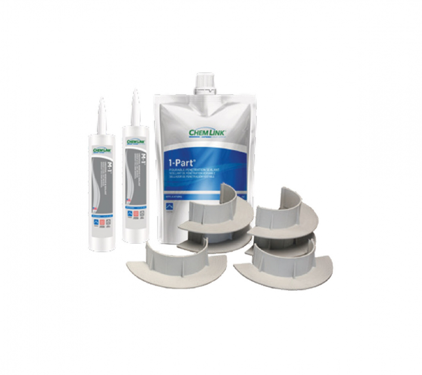 Chem Link 5 inch Diameter E-Curb Round Kit 3 Curbs