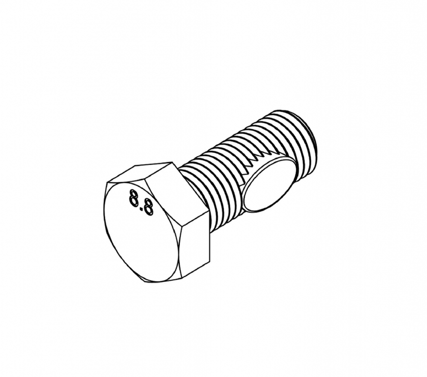 IronRidge Hex Head Set Screw for Ground Screws (Priced as each)