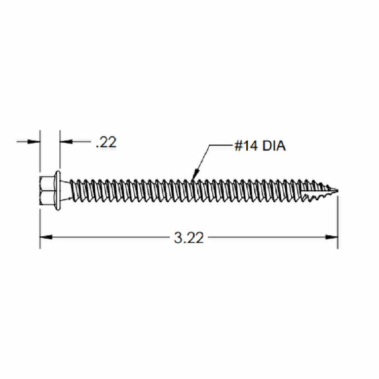 Ironridge Quickmount RD Structural Screw