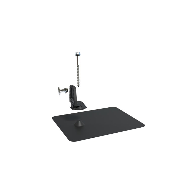Pegasus Solar Pegasus Comp Mount - Open slot Black L-foot
